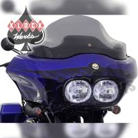 Klock Werks - Klock Werks Sport Flare Windshield - 12in. - Dark Smoke - KWW-01-0232 - Image 2