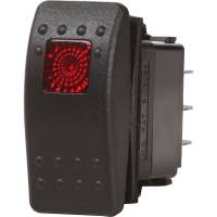 Blue Sea Systems - Blue Sea 7934 Contura II Switch DPST Black - OFF-ON - Image 1