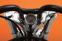 Drag Specialties - Drag Specialties Programmable Mini Electronic Speedometer with Odometer/Tripmeter - 1.87in. - Polished/Black Face - 21-6899NU - Image 2