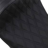 Drag Specialties - Drag Specialties EZ-On Mount Low-Profile Double Diamond Solo Seats - Black Thread - 0801-1252 - Image 3