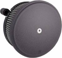 Arlen Ness - Arlen Ness Stage 2 Big Sucker Air Kit - Wrinkle Black Backing Plate - Standard Filter - 18-821 - Image 2