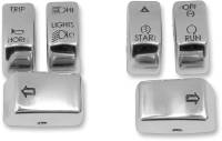 Drag Specialties - Drag Specialties Switch Cap Kit - 6-Piece - 0616-0152 - Image 1