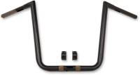 LA Choppers - LA Choppers 1-1/4in. Ape Hanger Hefty Twin Peaks Handlebar - 16in. - Gloss Black - LA-7312-66B - Image 1