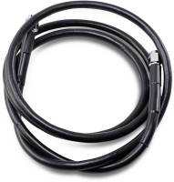 Drag Specialties - Drag Specialties Universal Black Vinyl-Coated Stainless Steel Brake Line - 60in. - 860-BLK - Image 1