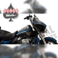 Klock Werks - Klock Werks Flare Windshield - 4in. - Solid Black - KWW-01-0404 - Image 2