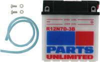 Parts Unlimited - Parts Unlimited 12V Conventional Battery - 12N7D-3B - Image 3