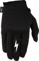 Thrashin Supply Company - Thrashin Supply Company Stealth Leather Palm Gloves - SLG-01-009 - Black - Medium - Image 1