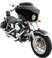 Memphis Shades - Memphis Shades Wind Deflectors for Memphis Shades Batwing Fairing - Black - MEM7021 - Image 2