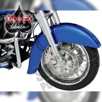 Klock Werks - Klock Werks Lower Fork Leg/Axle Caps - Chrome - KW16-01-0010-C - Image 3