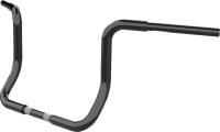 LA Choppers - LA Choppers 1-1/4 in. Twin Round Handlebars - Gloss Black - LA-7325-12B - Image 2