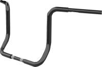 LA Choppers - LA Choppers 1-1/4 in. Twin Round Handlebars - Gloss Black - LA-7325-14B - Image 2