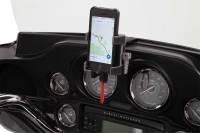 Ciro - Ciro Smartphone Holder w/ Charger with Fairing Mount - Black - 50217 - Image 2