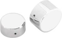 Drag Specialties - Drag Specialties Chrome Axle Caps - Rear - 0214-0449 - Image 1