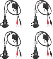 Tecmate - Tecmate Waterproof Battery Lead - 20in. L - 5/16in/M8 - 16AWG/1.31mm2 - 4 Pack - O-11X4 - Image 1
