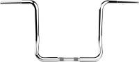 LA Choppers - LA Choppers 1-1/4 in. Twin Round Handlebars - Chrome - LA-7325-14C - Image 1