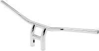 Biltwell Inc. - Biltwell Inc. 1in. Throttle-By-Wire Tyson XL Pullback 8in. Handlebar - Chrome - 6258-1055 - Image 2