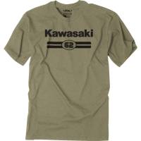 Factory Effex - Factory Effex Kawasaki Sixty Two T-Shirt - 27-87122 - Heather Olive - Medium - Image 1