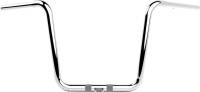 LA Choppers - LA Choppers 1-1/4in. Twin Round Handlebar - 14in. - Chrome - LA-7324-14C - Image 1