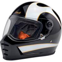 Biltwell Inc. - Biltwell Inc. Lane Splitter Helmet - 1004-570-503 - Black/White - Medium - Image 1