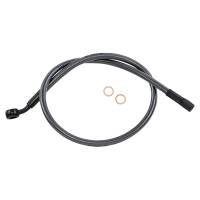Magnum - Magnum Black Pearl Designer Series ABS Front Upper Brake Line - 10mm. 35deg. Banjo - 27in. - AS47127 - Image 1