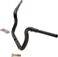 LA Choppers - LA Choppers 1-1/2in. Grande Touring Ape Hanger Handlebars - 10in. Rise - Gloss Black - LA-7322-10B - Image 2