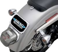 Drag Specialties - Drag Specialties Three-Bolt Style Large Radius License Plate Mount - Chrome - 2030-0625 - Image 2