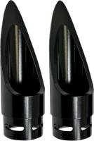 Baron Custom Accessories - Baron Custom Accessories Family Jewel Exhaust Tips - Scalloped - Black - BA-1100-01B - Image 2