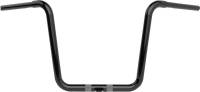LA Choppers - LA Choppers 1-1/4in. Twin Round Handlebar - 14in. - Gloss Black - LA-7324-14B - Image 1