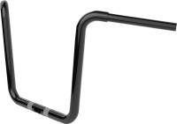 LA Choppers - LA Choppers 1-1/4in. Twin Round Handlebar - 14in. - Gloss Black - LA-7324-14B - Image 2