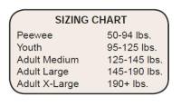 HRP Sports - HRP Sports Flak-Jak LT IMS Peewee Chest Protector - 0651-Y-11 - Yellow - 50-94 Lbs. - Image 2