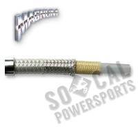 Magnum - Magnum Polished Stainless E-Z Align Single Disc Front Brake Line - 35deg. Top Angle - 44in - 56144SW - Image 2