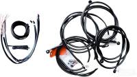 LA Choppers - LA Choppers 1-1/4in. Big Twin Peaks Handlebar Kit - 14in. - Black - LA-7361KT1-14B - Image 2