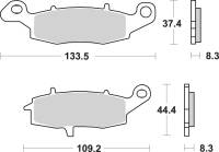 SBS - SBS HS Sintered Brake Pads - 704HS - Image 2