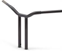LA Choppers - LA Choppers 1-1/4in. Straight Risers for Welded Kage Fighter T-Bars - Gloss Black - LA-7337-16B - Image 2