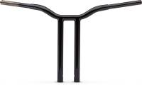 LA Choppers - LA Choppers 1-1/4in. Straight Risers for Welded Kage Fighter T-Bars - Gloss Black - LA-7337-16B - Image 1