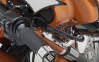 Drag Specialties - Drag Specialties Slotted Wide Blade Lever Set - Matte Black - 0610-0793 - Image 2