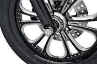 Drag Specialties - Drag Specialties Chrome Axle Caps - Front - 0309-0217 - Image 2
