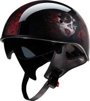 Z1R - Z1R Vagrant Red Catrina Helmet - 0103-1313 - Red Catrina - Small - Image 1