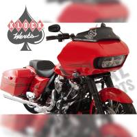 Klock Werks - Klock Werks Sport Flare Windshield - 6in. - Solid Black - KWW-01-0403 - Image 2