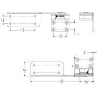 TACO Marine - TACO Command Ratchet Hinges 9-3/8" Polished 316 Stainless Steel - Pair - Image 2