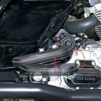 LA Choppers - LA Choppers Passenger Floorboard Short Comfort Kit - LA-7090-06 - Image 2