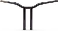LA Choppers - LA Choppers 1-1/4in. Straight Risers for Welded Kage Fighter T-Bars - Gloss Black - LA-7337-14B - Image 1