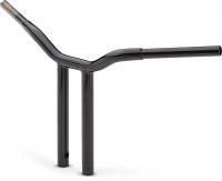 LA Choppers - LA Choppers 1-1/4in. Straight Risers for Welded Kage Fighter T-Bars - Gloss Black - LA-7337-14B - Image 2