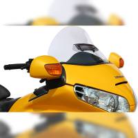 Klock Werks - Klock Werks 14in./18in. Flare Windshield - Vented - Clear - KWW-06-0258 - Image 1