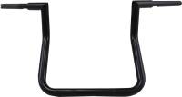 LA Choppers - LA Choppers 1-1/4in. Twin Peak Handlebar - 12in. - Black - LA-7368-12B - Image 1