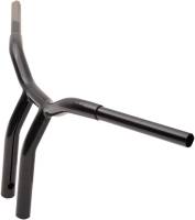 LA Choppers - LA Choppers 1-1/4in. Pullback Risers for Welded Kage Fighter T-Bars - Gloss Black - LA-7338-12B - Image 3