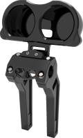 LA Choppers - LA Choppers Gauge Mount - Dual - Black - LA-7397-03B - Image 2