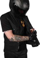 Thrashin Supply Company - Thrashin Supply Company Nightrider Vest - TMJ-12-09 - Black - Medium - Image 7
