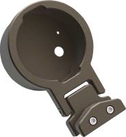 LA Choppers - LA Choppers Gauge Mount - Single - Bronze - LA-7397-01Z - Image 1