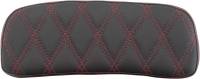 Drag Specialties - Drag Specialties Chopped Tour-Pak Backrest Pads - Double Diamond - Red Stitch - 0822-0434 - Image 2